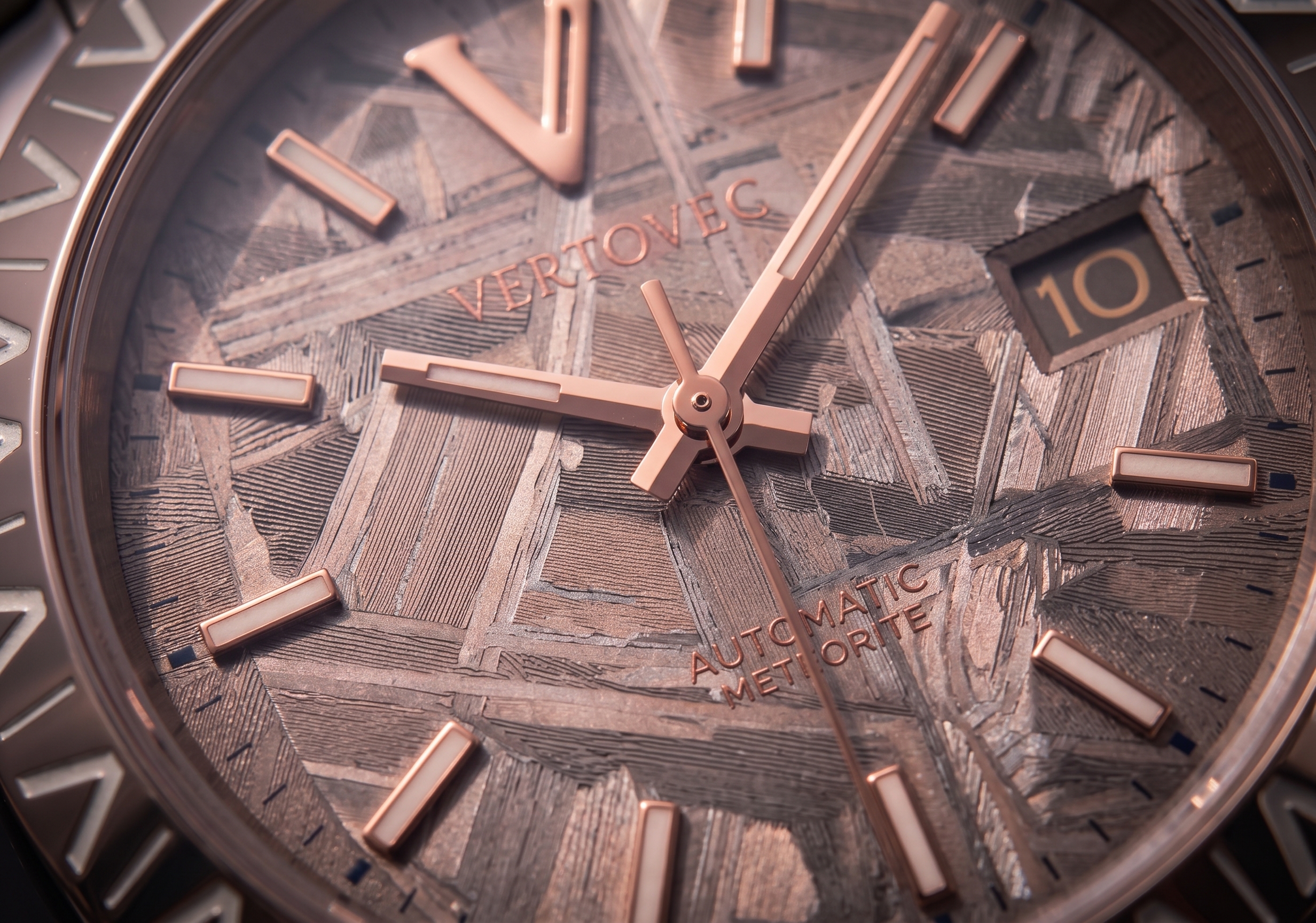 Meteorite Dial Close-Up